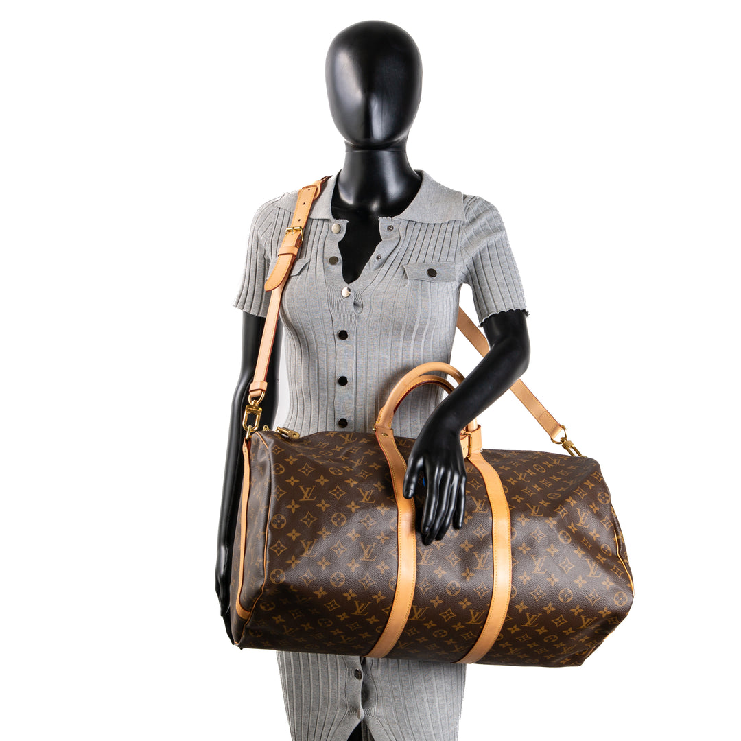 LOUIS VUITTON Monogram Keepall 50 Bandouliere