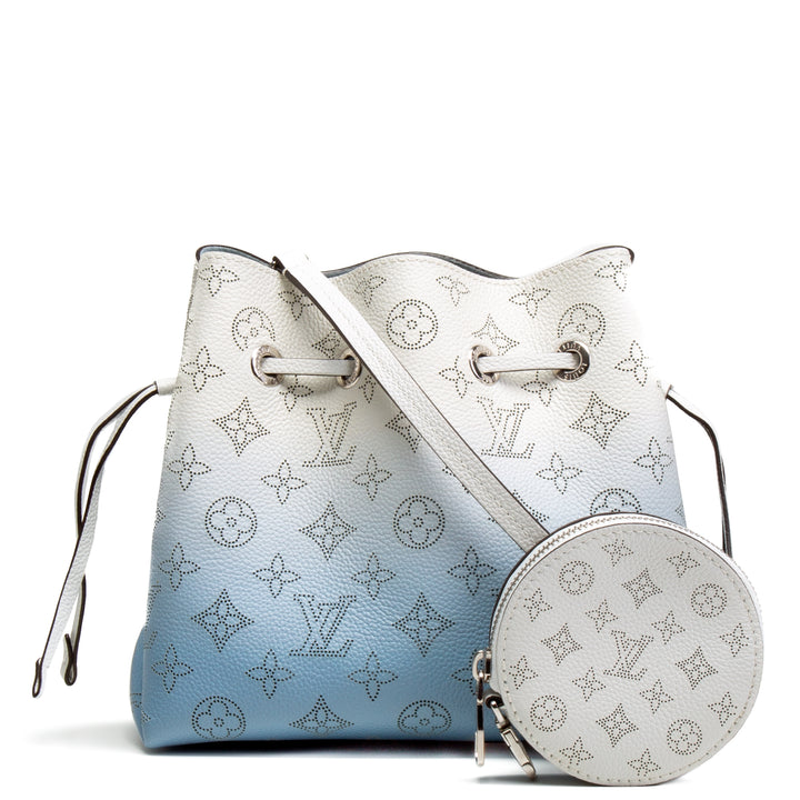 LOUIS VUITTON Monogram Mahina Bella w/ coin purse - Blue