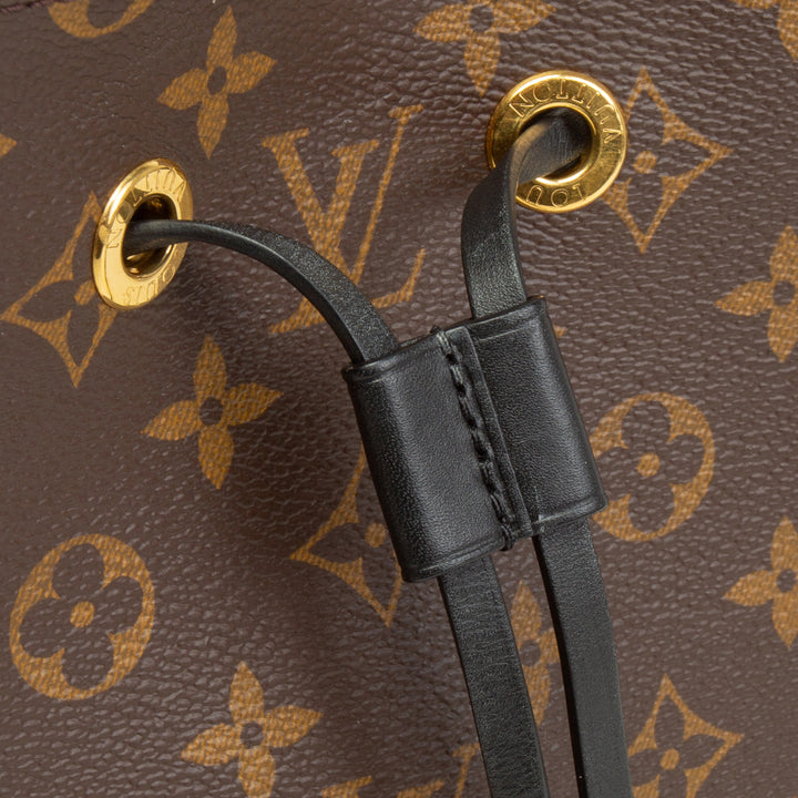 LOUIS VUITTON Monogram NeoNoe MM - Black