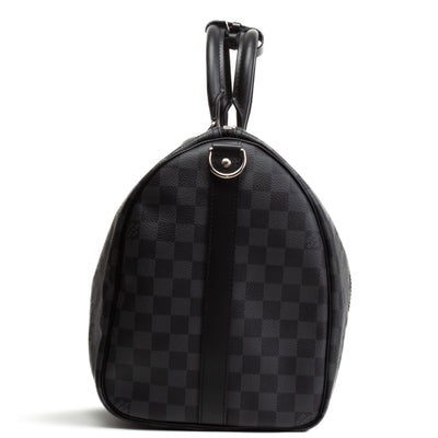 LOUIS VUITTON Damier Graphite Keepall Bandouliere 45