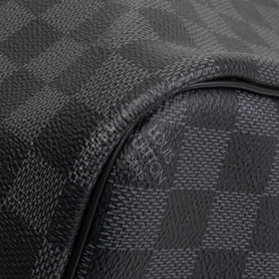 LOUIS VUITTON Damier Graphite Keepall Bandouliere 45