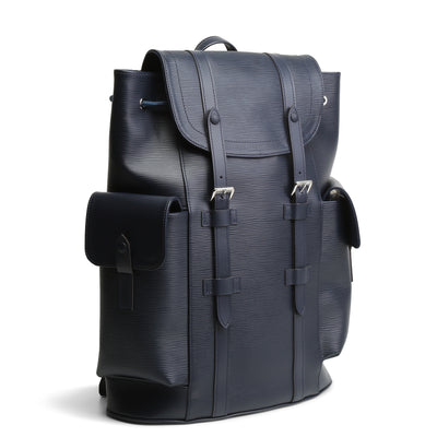 LOUIS VUITTON Christopher PM Backpack - Navy Blue