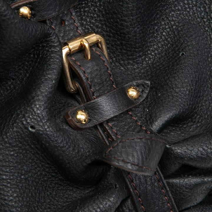 LOUIS VUITTON Mahina Hobo XXL Black-  OUTLET FINAL SALE