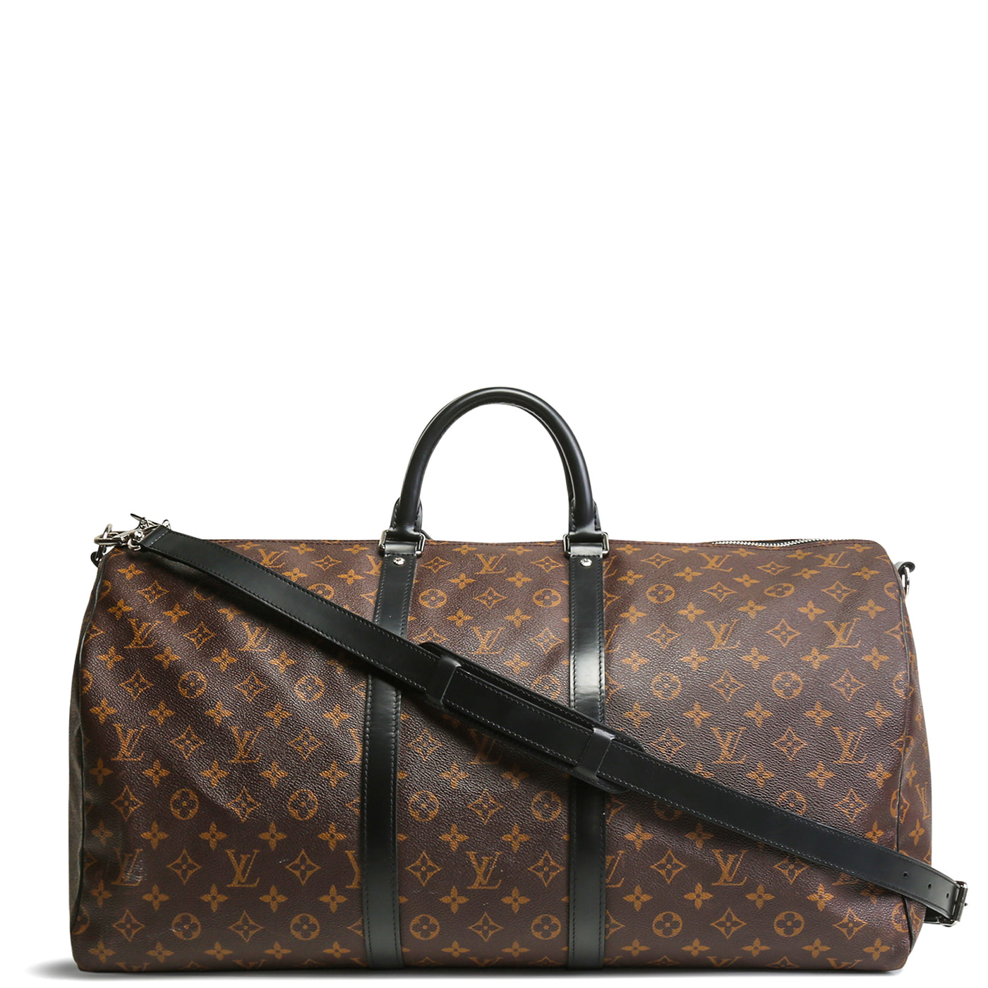 LOUIS VUITTON Monogram Macassar Keepall Bandouliere 55