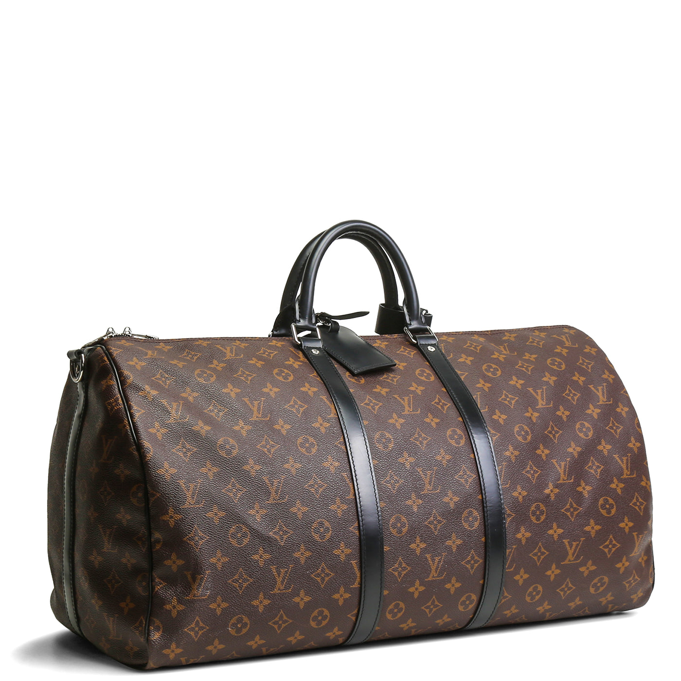 LOUIS VUITTON Monogram Macassar Keepall Bandouliere 55