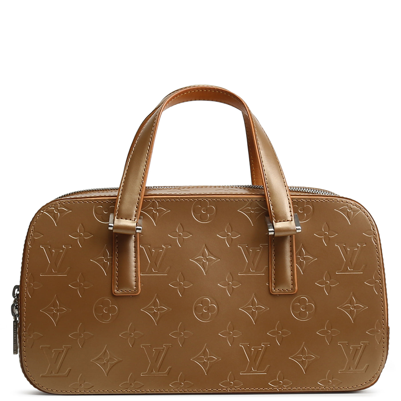 LOUIS VUITTON Monogram Matte Vernis Shelton - Gold