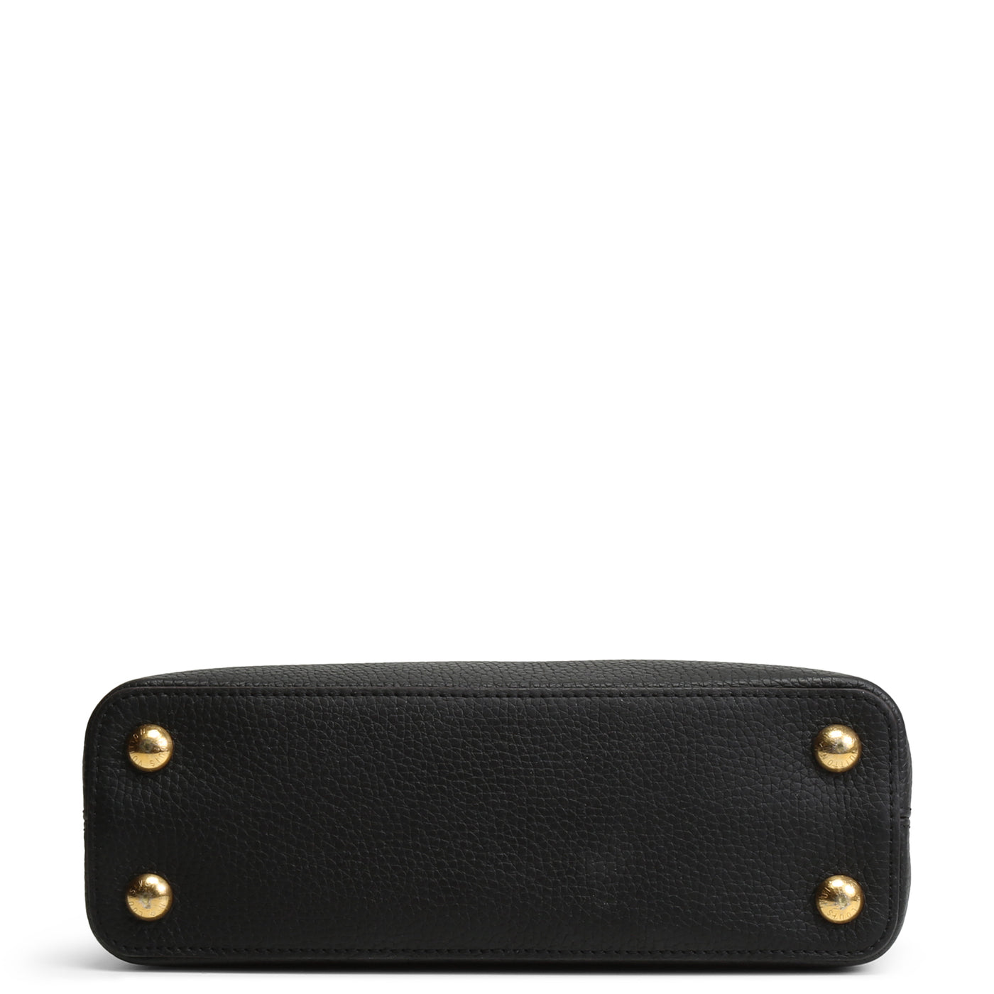 LOUIS VUITTON Taurillon Capucines BB - Black