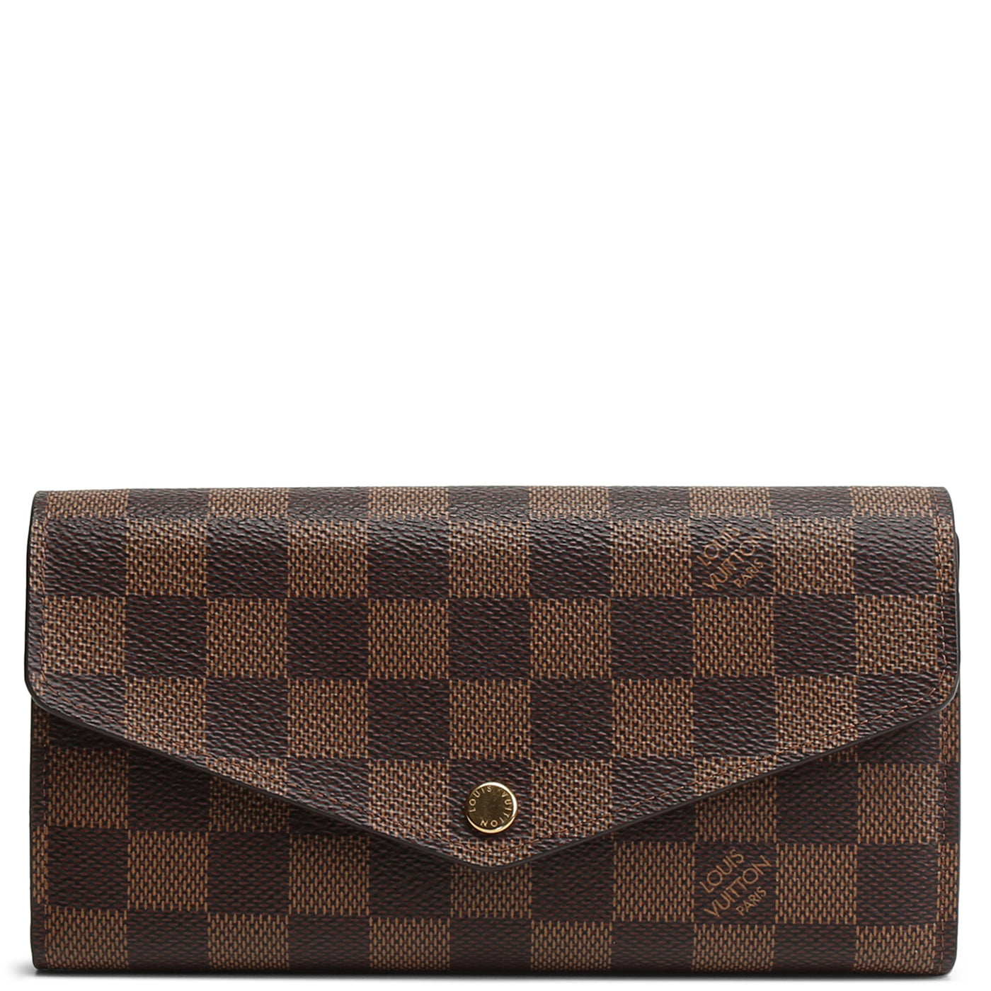 LOUIS VUITTON Damier Ebene Sarah Wallet