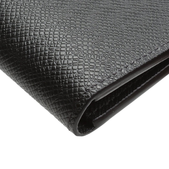 LOUIS VUITTON Taiga Slender Wallet - Black