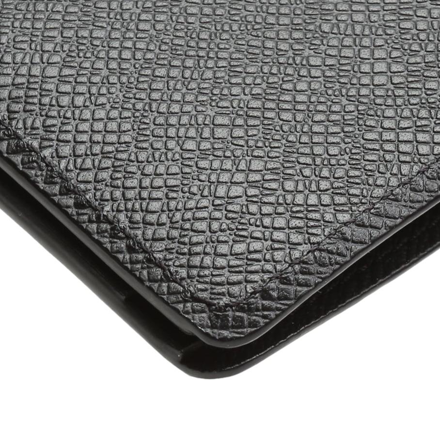 LOUIS VUITTON Taiga Slender Wallet - Black