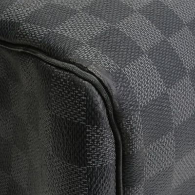 LOUIS VUITTON Damier Graphite Keepall Bandoliere 55 OUTLET FINAL SALE