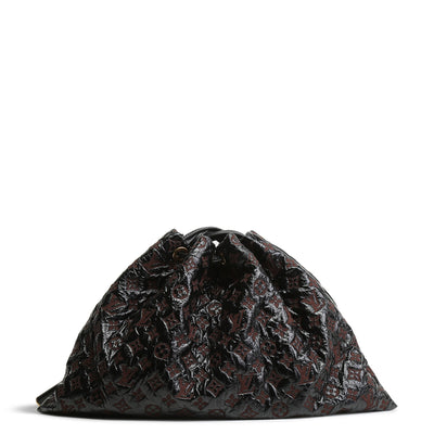 LOUIS VUITTON Monogram Vinyl Drawstring Inventeur Bag - Black