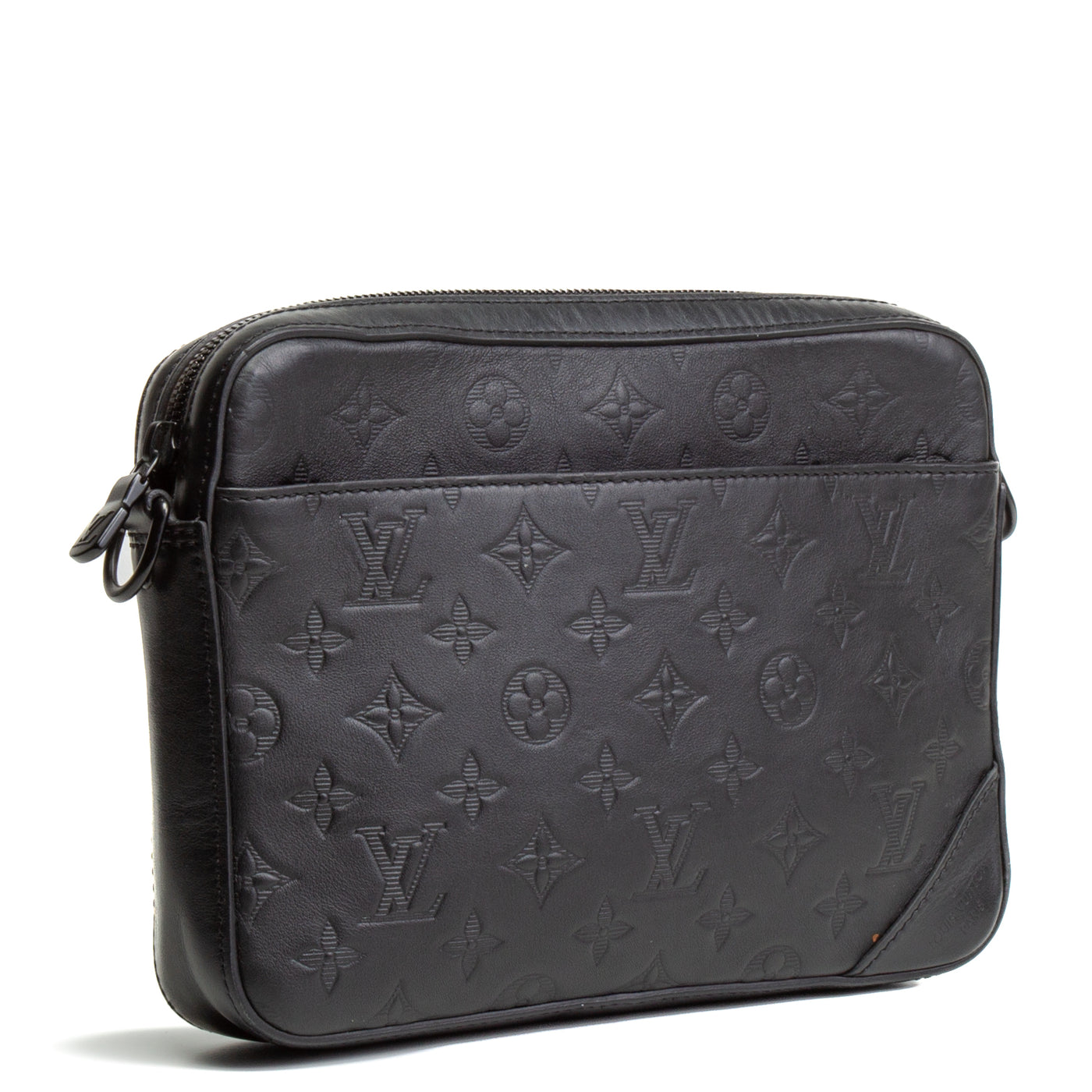 LOUIS VUITTON Monogram Shadow Duo Messenger - Black OUTLET FINAL SALE