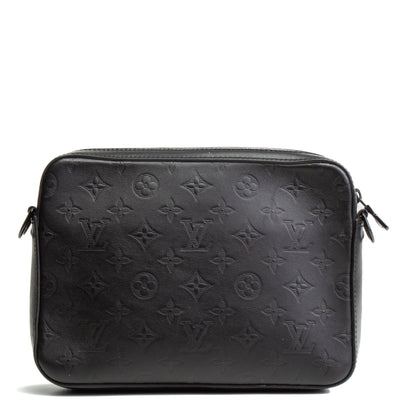 LOUIS VUITTON Monogram Shadow Duo Messenger - Black OUTLET FINAL SALE