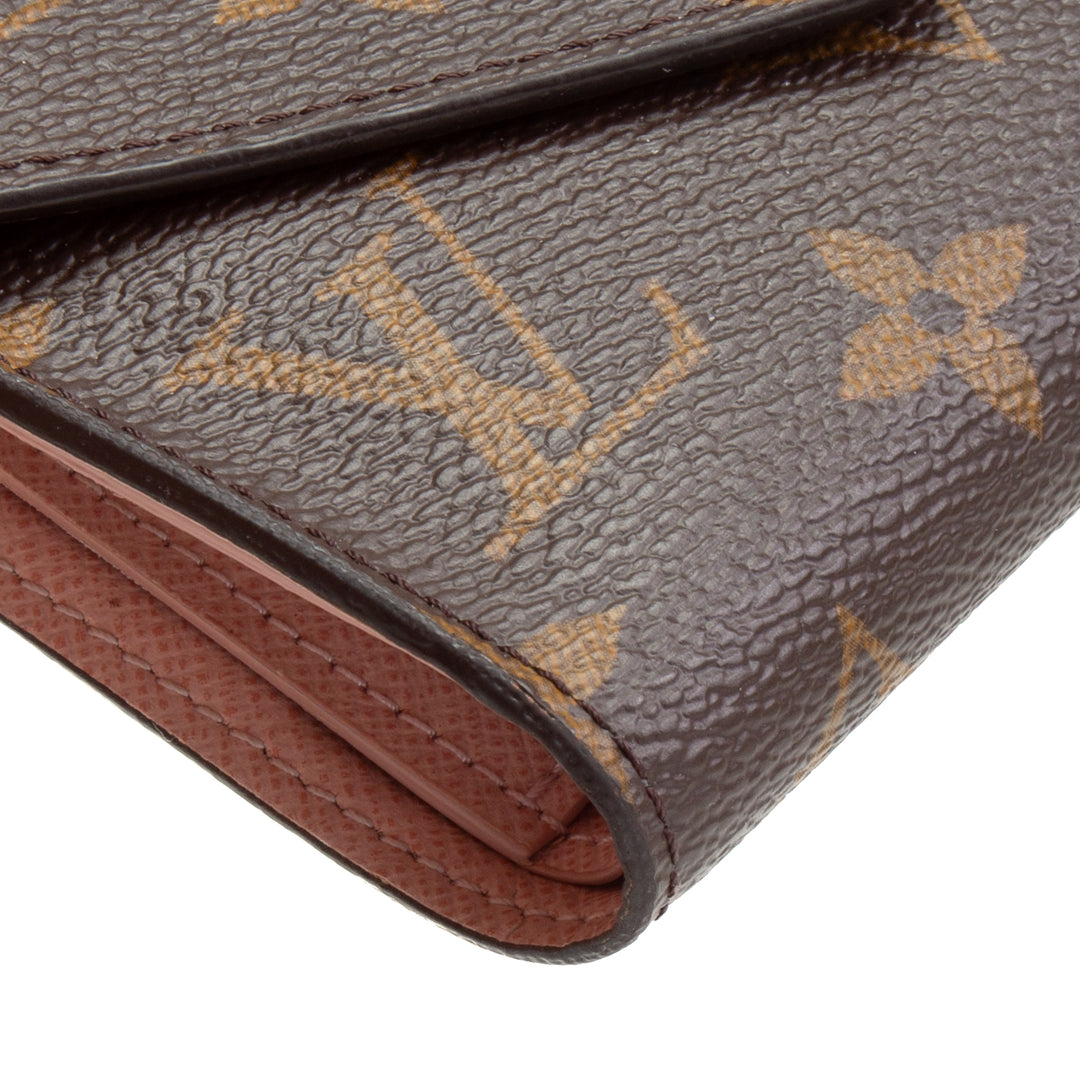 LOUIS VUITTON Monogram Victorine Wallet - Rose Ballerine