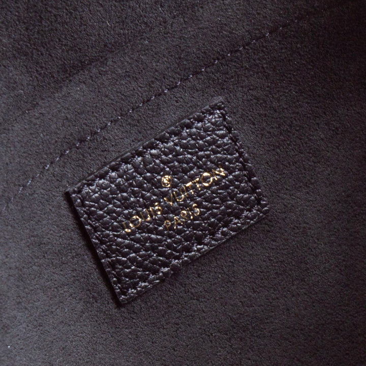 LOUIS VUITTON Monogram Empreinte Felicie Pochette  - Black