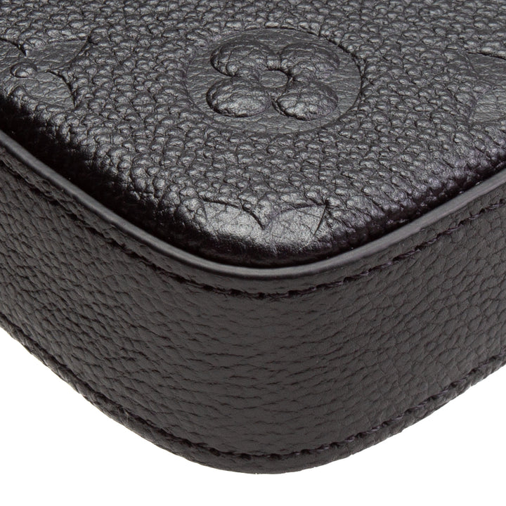 LOUIS VUITTON Monogram Empreinte Felicie Pochette  - Black