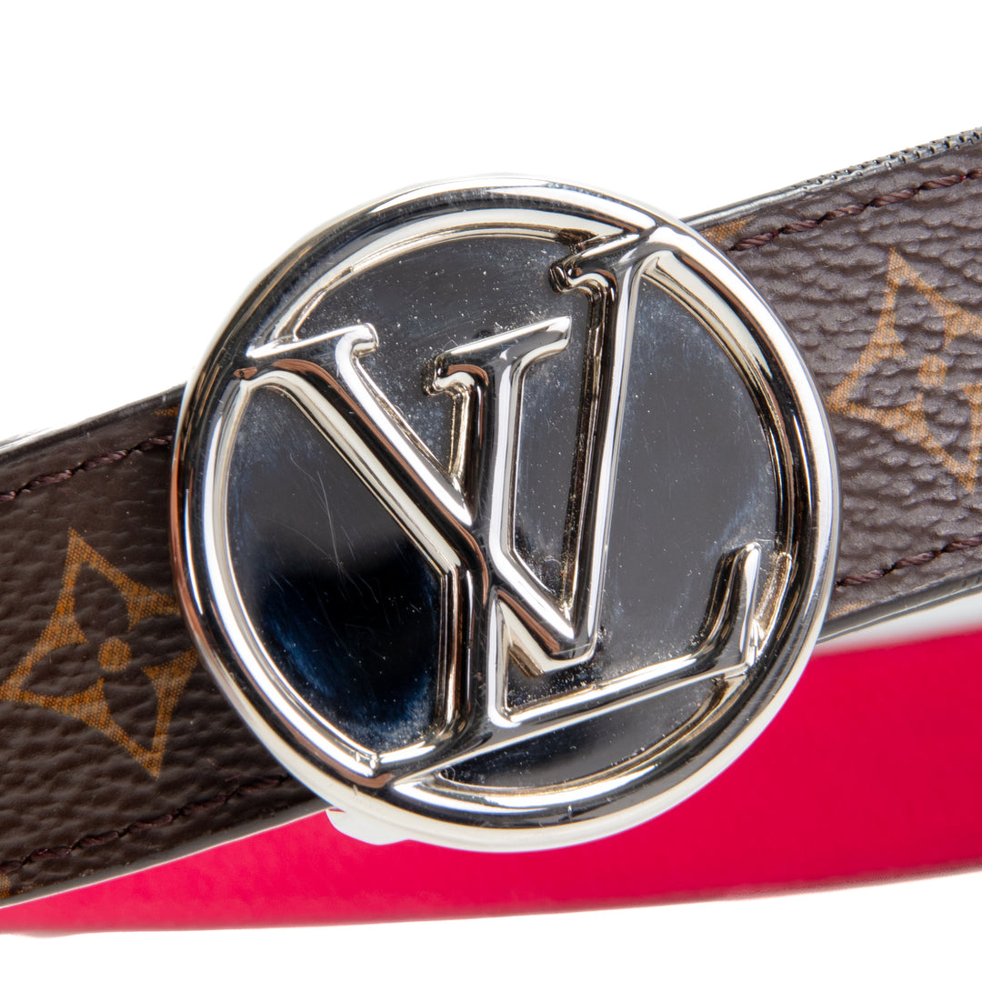 LOUIS VUITTON Monogram Reversible Belt - Fuchsia