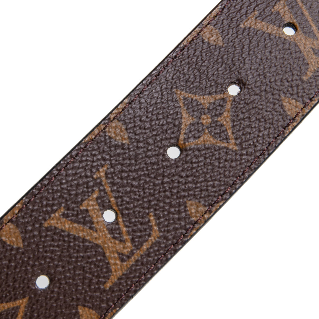 LOUIS VUITTON Monogram Reversible Initiales Belt