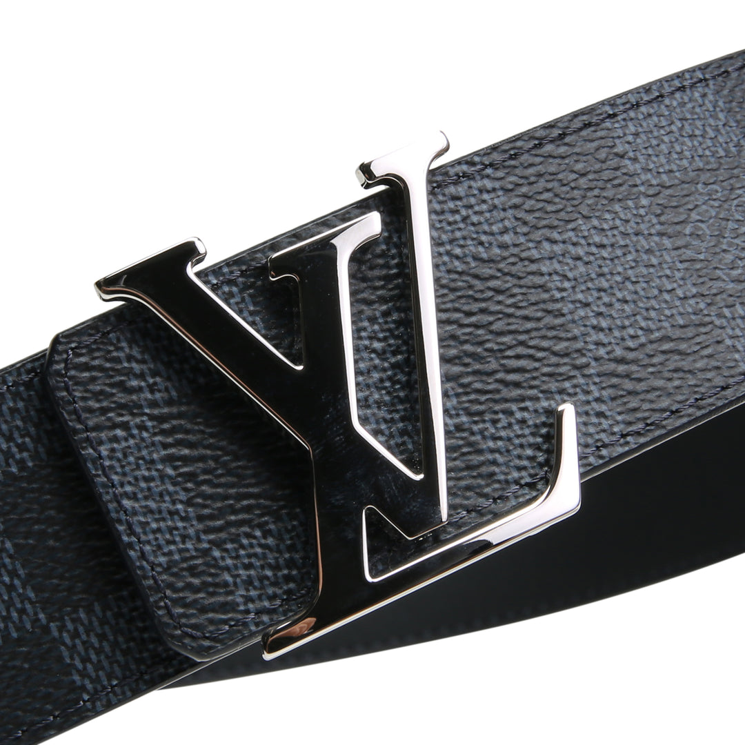 LOUIS VUITTON  40 mm LV Initiales Reversible Belt - Damier Navy