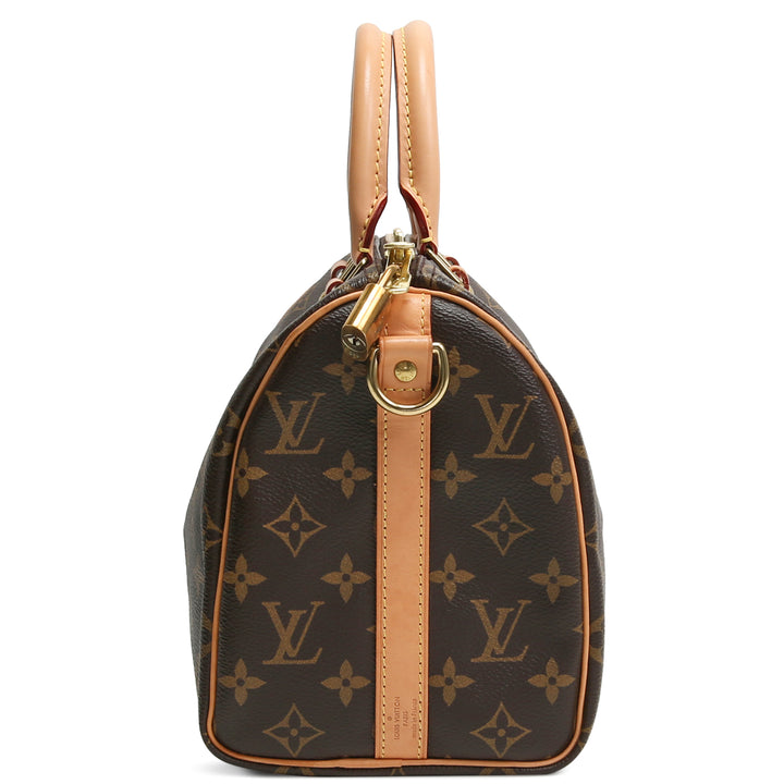 LOUIS VUITTON Monogram Speedy Bandouliere 25