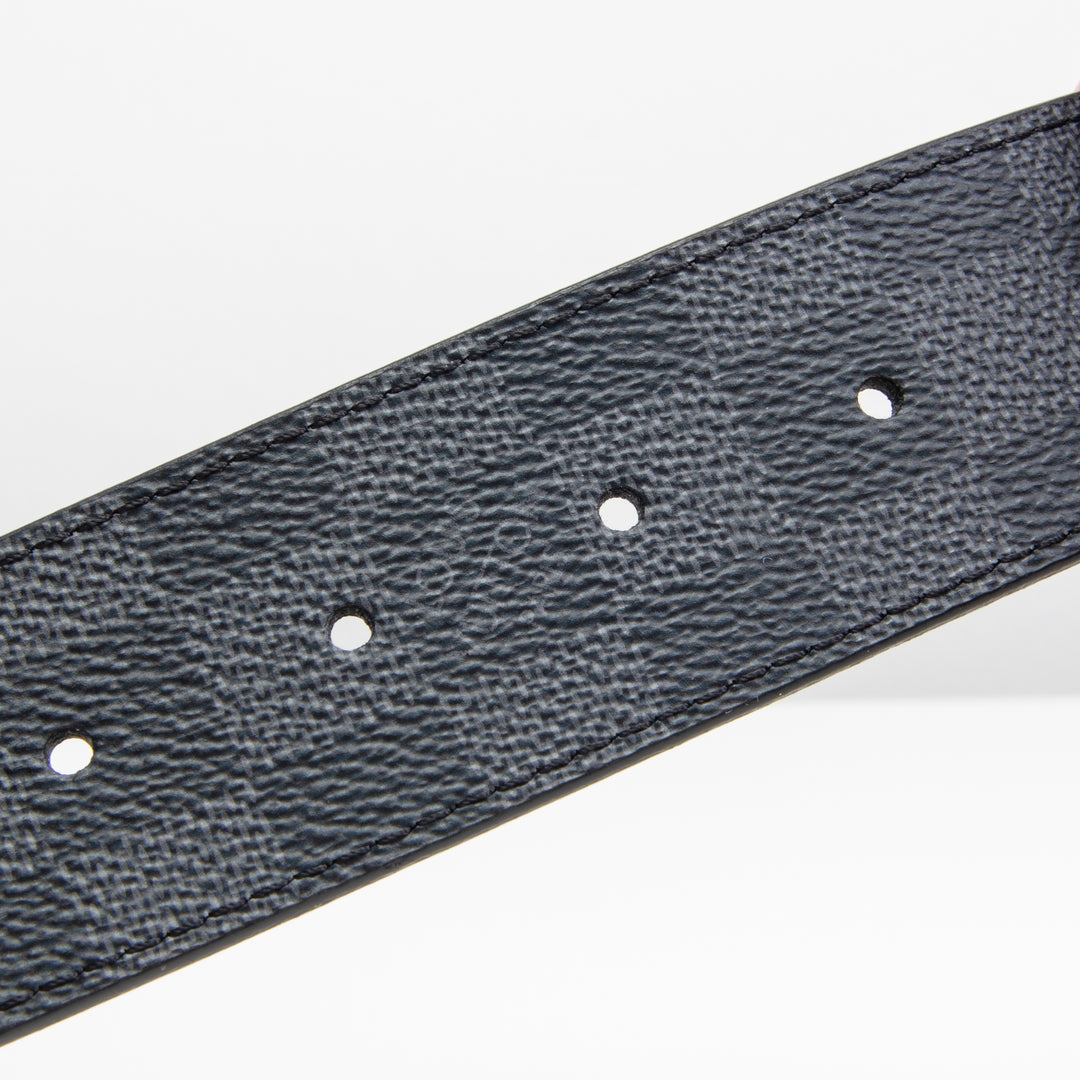 LOUIS VUITTON Initiales 40mm Reversible Belt - Damier Graphite