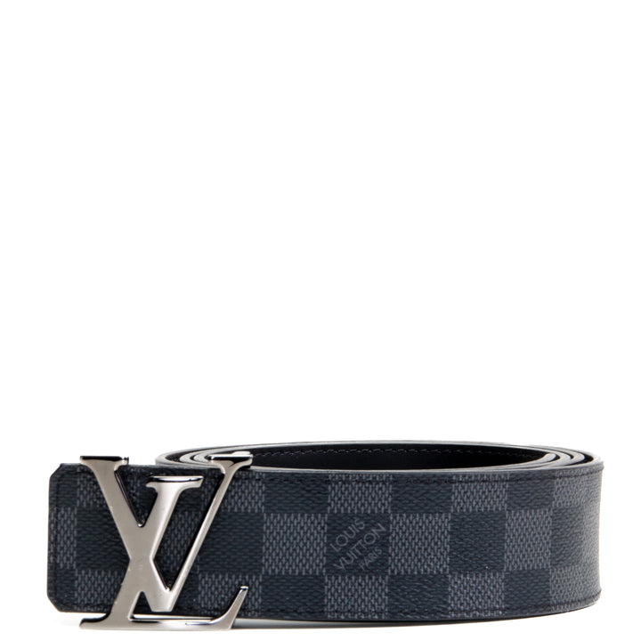 LOUIS VUITTON Initiales 40mm Reversible Belt - Damier Graphite