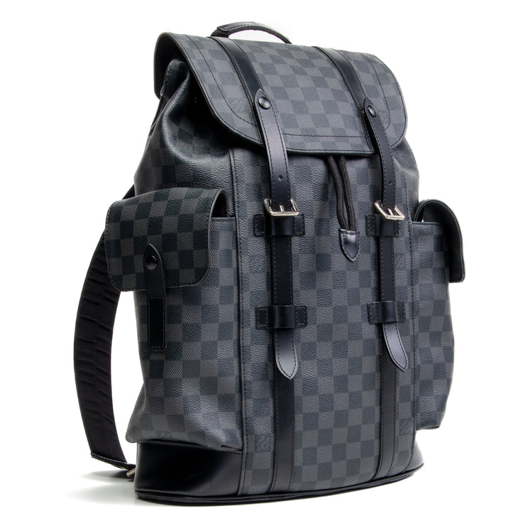 LOUIS VUITTON Christopher Backpack MM - Damier Graphite