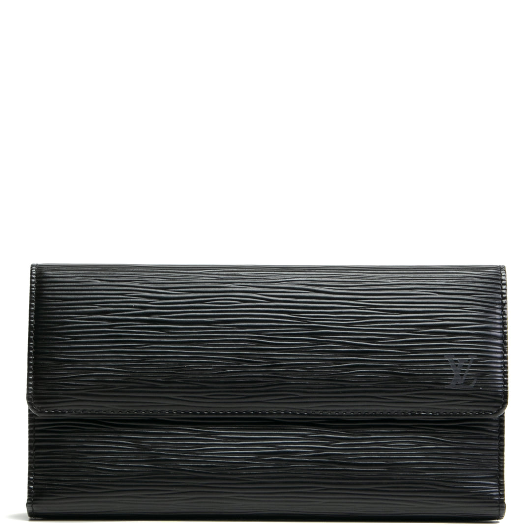 LOUIS VUITTON Vintage Sarah Wallet - Black