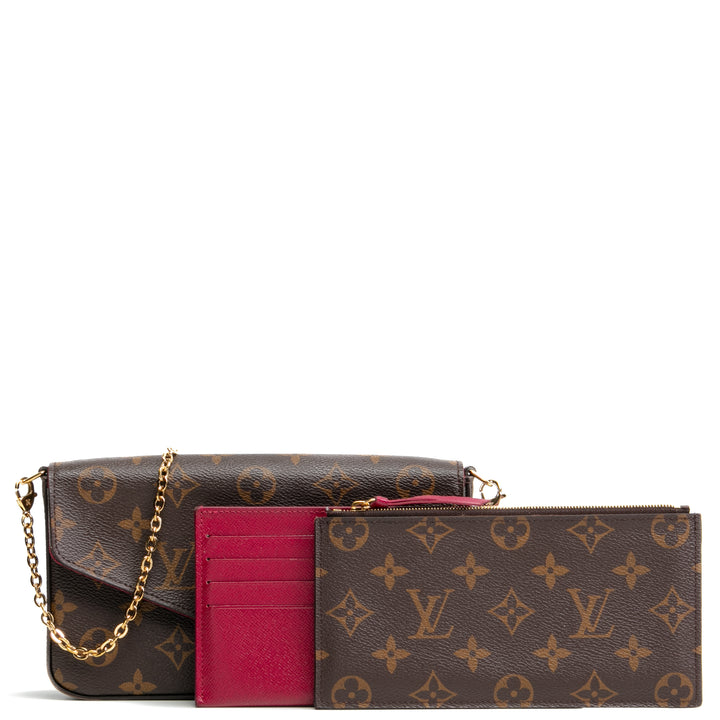 Louis Vuitton - Felicie Pochette Monogramm - mit/ 2 Einsätzen