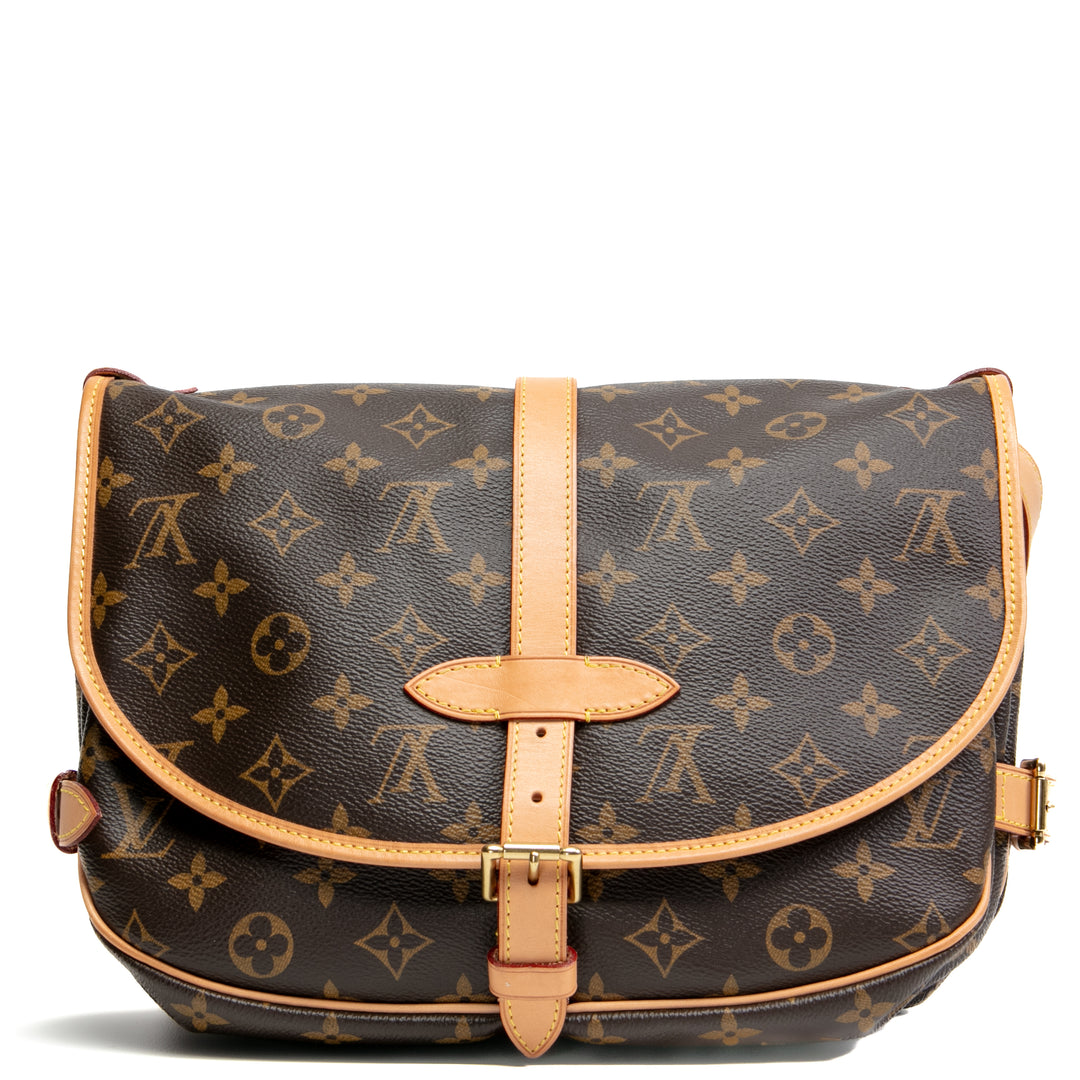 LOUIS VUITTON Monogram Saumur 30 Messenger