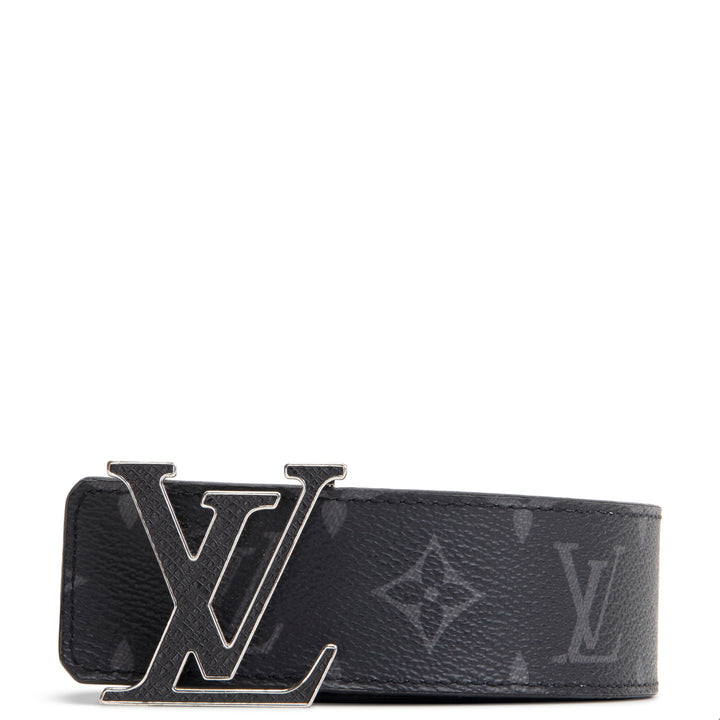 LOUIS VUITTON Monogram Eclipse Initiales Belt - OUTLET FINAL SALE