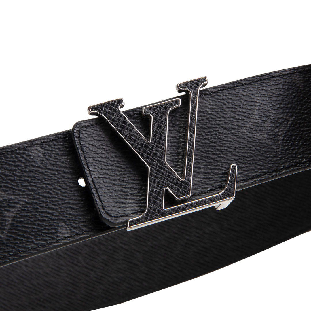 LOUIS VUITTON Monogram Eclipse Initiales Belt - OUTLET FINAL SALE