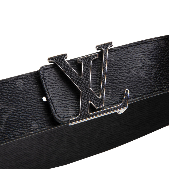 LOUIS VUITTON Monogram Eclipse Initiales Belt - OUTLET FINAL SALE