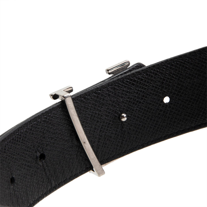 LOUIS VUITTON Monogram Eclipse Initiales Belt - OUTLET FINAL SALE