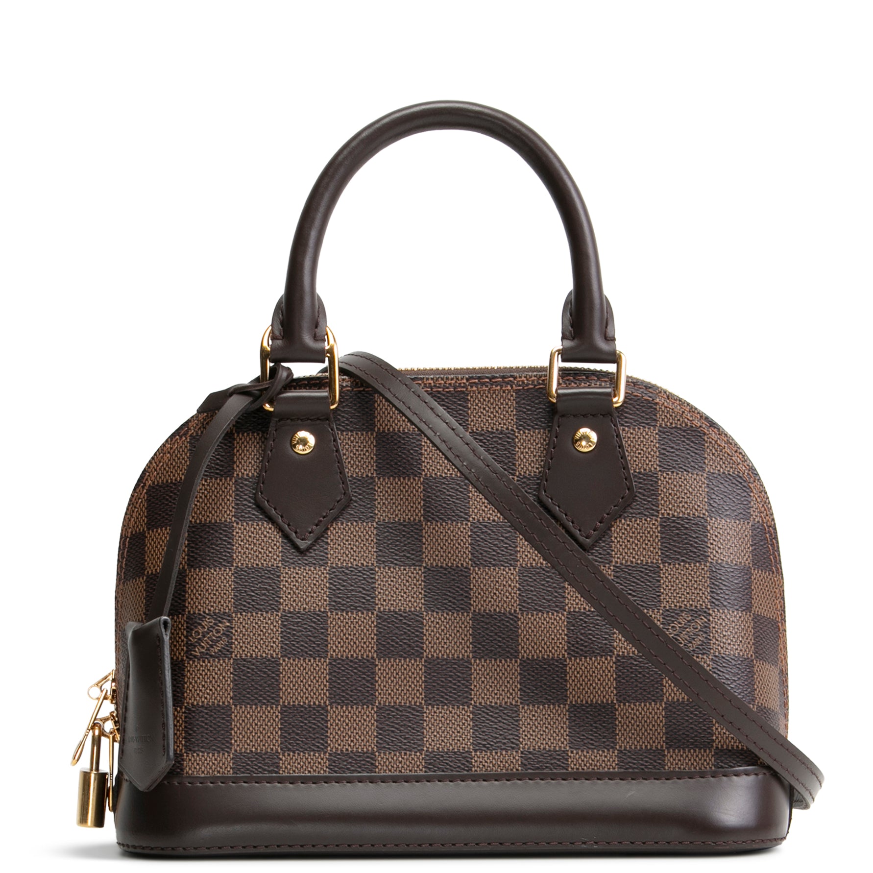 LOUIS VUITTON Alma BB Damier Ebene – ALB