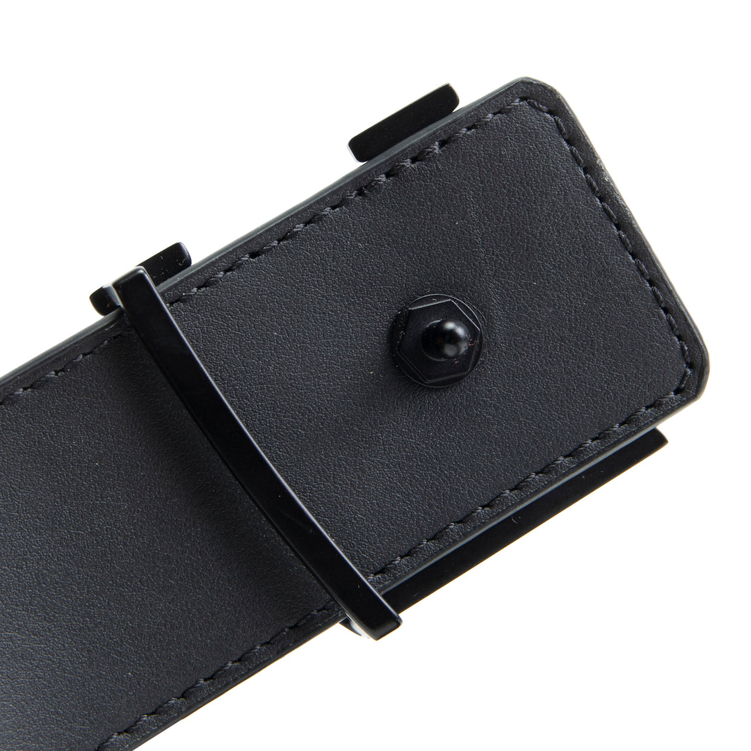 LOUIS VUITTON Reversible Initlales 40mm Monogram Eclipse Belt