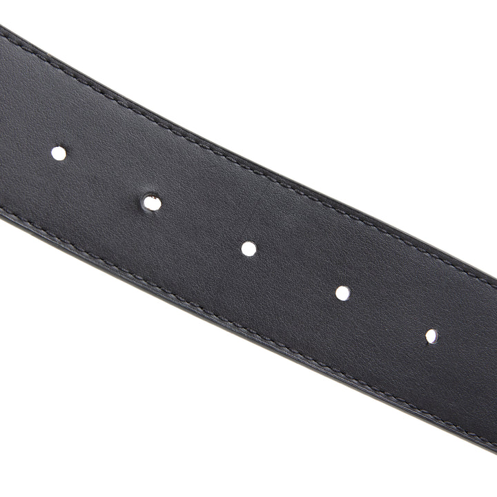 LOUIS VUITTON Reversible Initlales 40mm Monogram Eclipse Belt