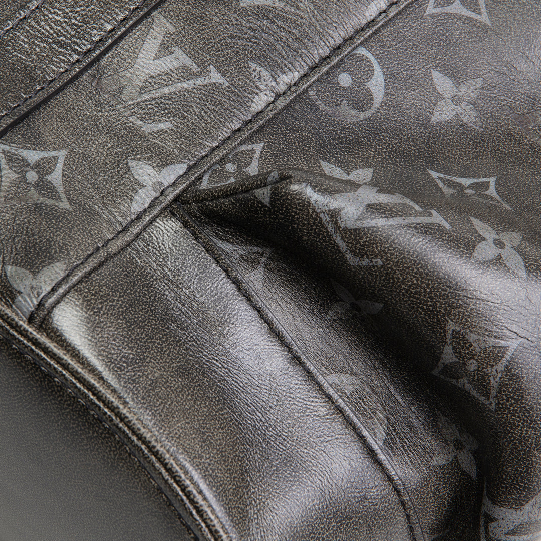 LOUIS VUITTON Christopher MM Brushed Monogram Eclipse Cowhide Backpack