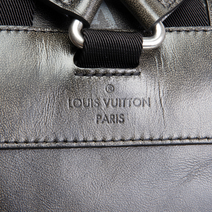 LOUIS VUITTON Christopher MM Brushed Monogram Eclipse Cowhide Backpack