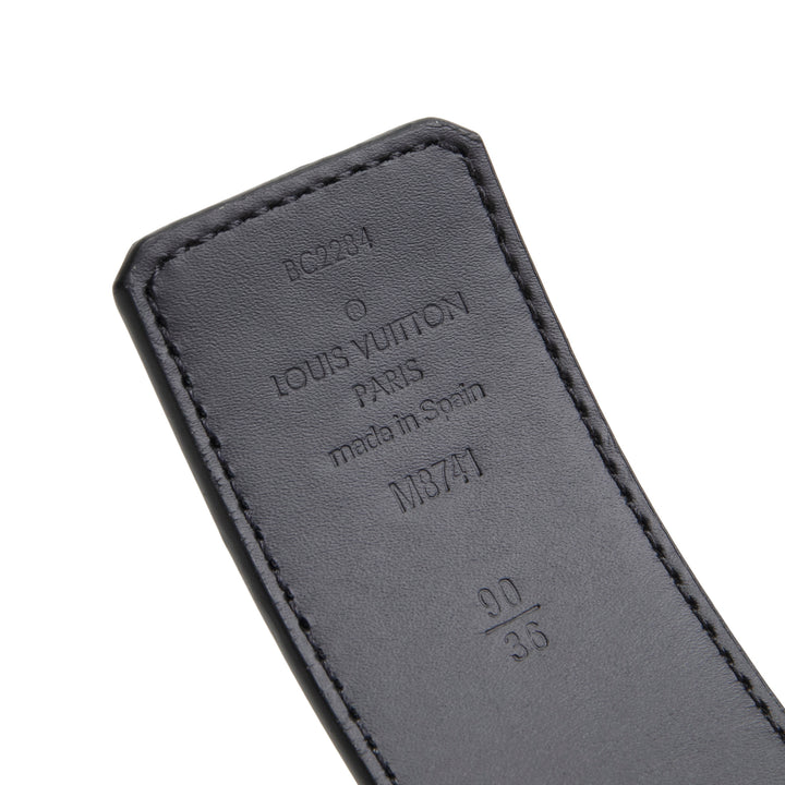 LOUIS VUITTON Brushed Monogram Cowhide 40mm Belt