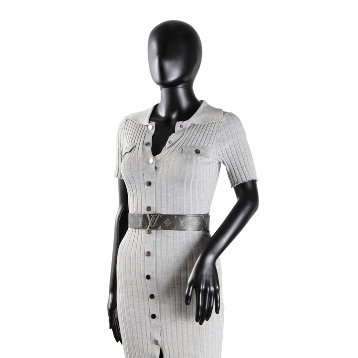 LOUIS VUITTON Brushed Monogram Cowhide 40mm Belt