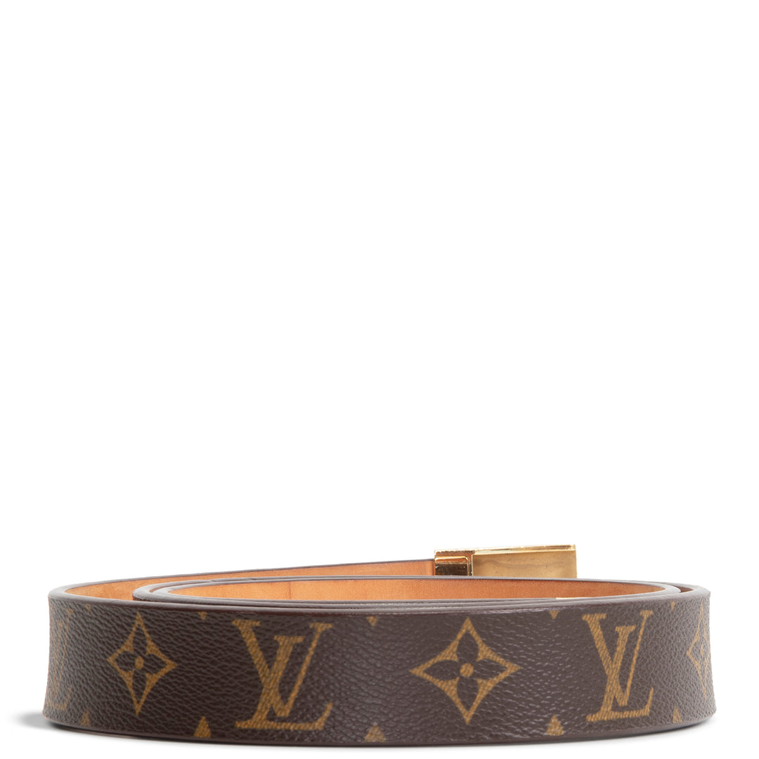 LOUIS VUITTON Vintage Ceinture Carre Belt Monogram