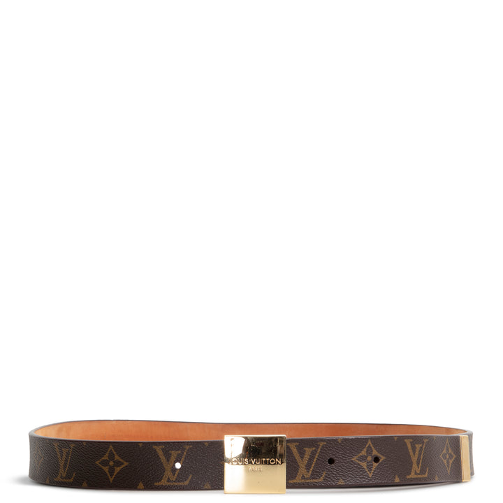 LOUIS VUITTON Vintage Ceinture Carre Belt Monogram