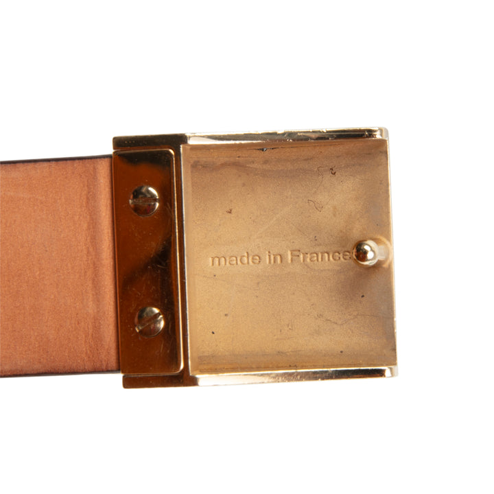 LOUIS VUITTON Vintage Ceinture Carre Belt Monogram