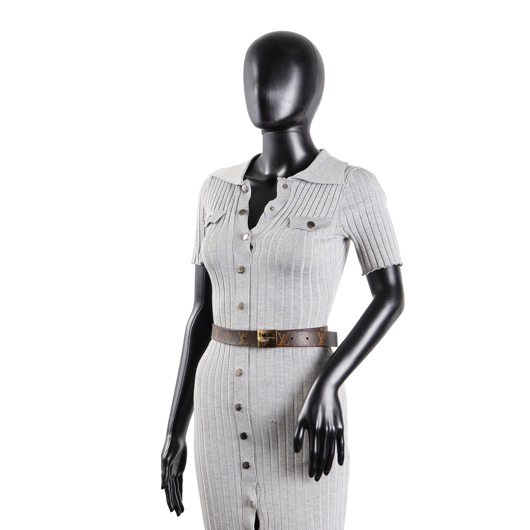 LOUIS VUITTON Vintage Ceinture Carre Belt Monogram