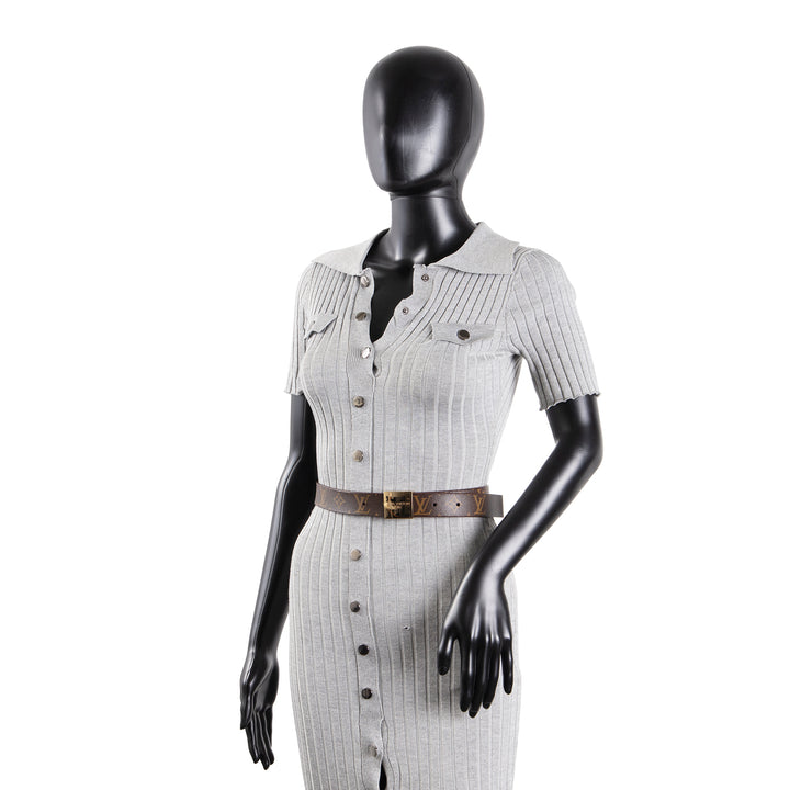 LOUIS VUITTON Vintage Ceinture Carre Belt Monogram