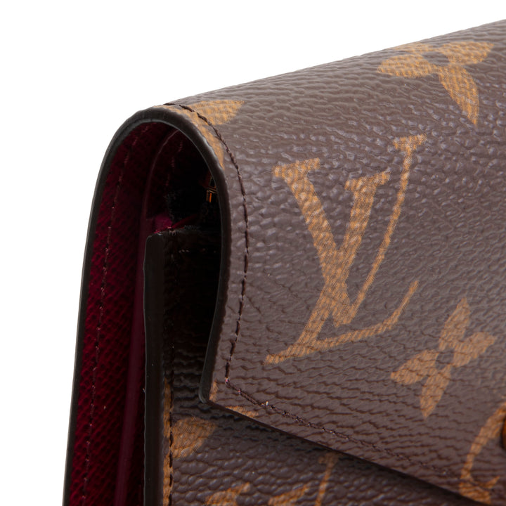 LOUIS VUITTON Monogram Victorine Wallet - Fuschia