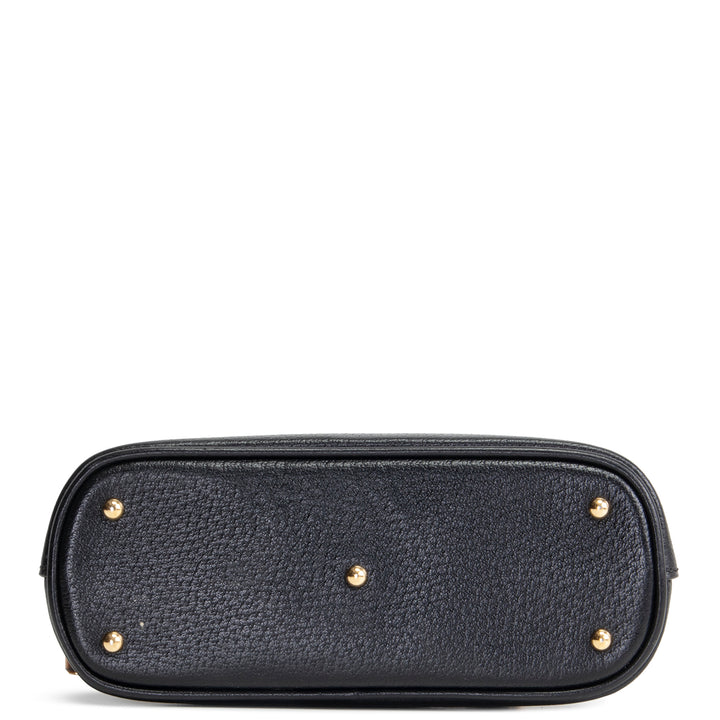 GUCCI Mini Diana Dome Bamboo Top Handle - Black