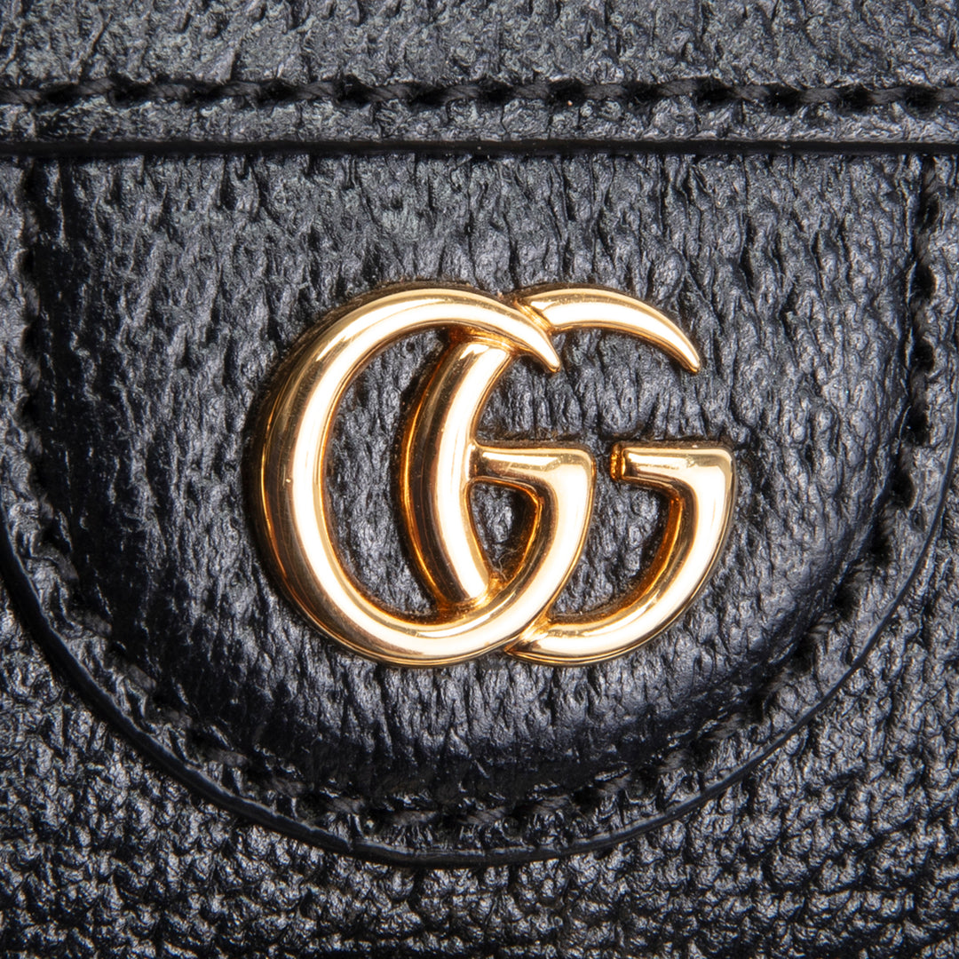 GUCCI Mini Diana Dome Bamboo Top Handle - Black